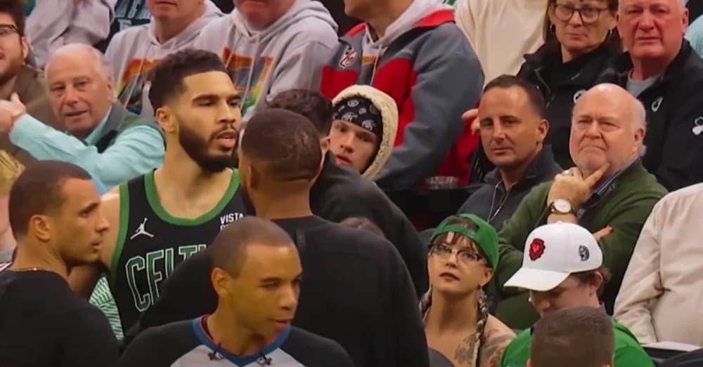 Heated Exchange: Tatum Challenges Officials After Shocking Ejection