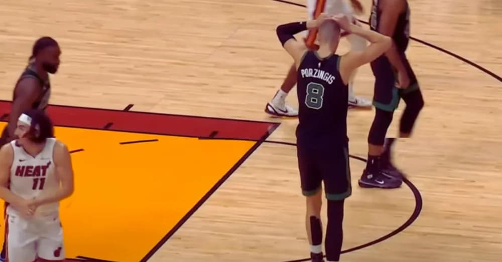 Kristaps Porvingis Sidelined with Calf Tightness: Celtics Await Imaging Results
