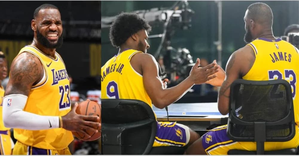 Father-Son Showdown: LeBron and Bronny James&#8217; Interview Steals the Show