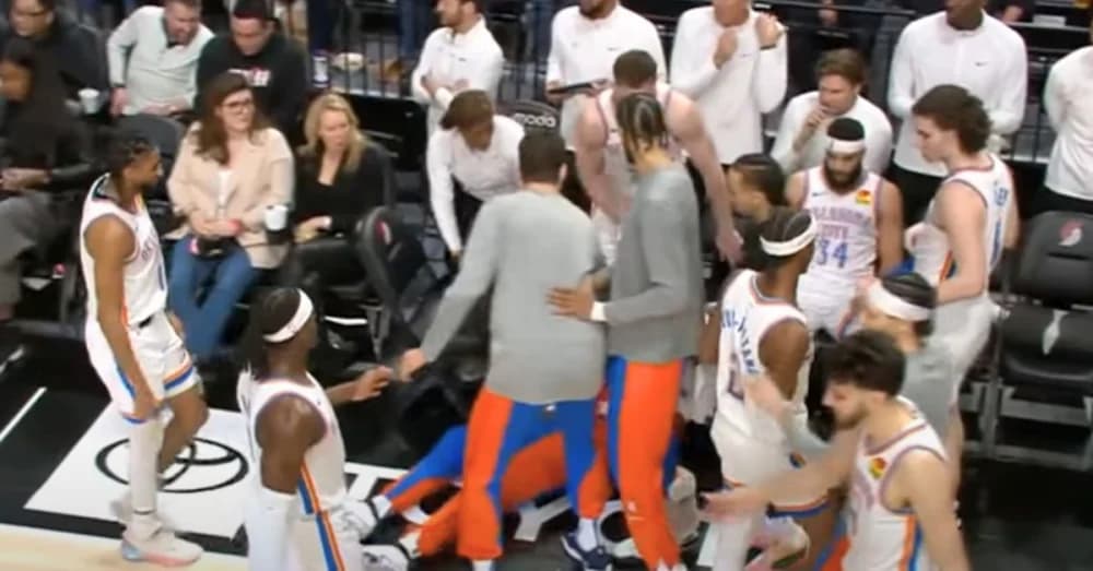 Thunder&#8217;s Bismack Biyombo Collapses During Game at Portland