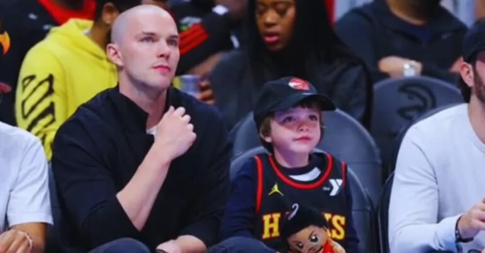 Nicholas Hoult’s NBA Date with His Son