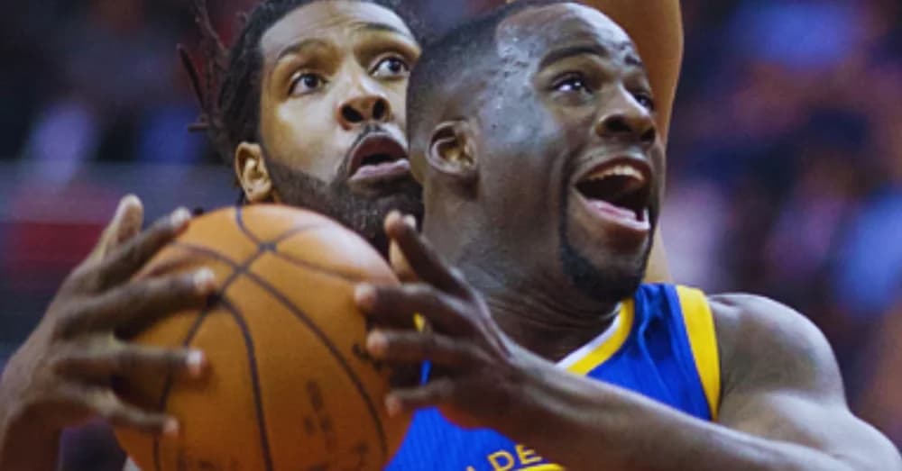 Draymond Green Stands by Brandin Podziemski