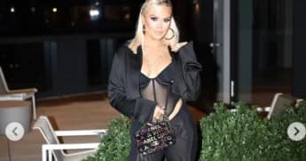 Kendra Randle Stuns in All-Black Outfit, Showcases Lavish Chanel Handbag on Instagram