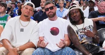 Fans Boo as Mavericks Playfully Troll Travis Kelce in NBA Playoffs