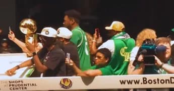 Celtics Celebrate 18th Championship with Duck Boat Parade