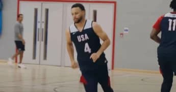 Steph Curry and Kevin Durant Relive Golden State Glory with Team USA at Paris Olympics