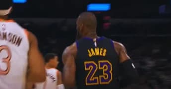 LeBron James’ Moonshot Over Victor Wembanyama Creates Instantly Iconic Moment in Lakers-Spurs Clash