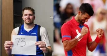 GOAT Emoji Controversy: Luka Doncic Celebrates Djokovic&#8217;s Gold, Fans Debate True Greatness
