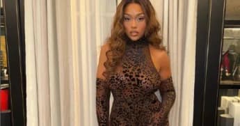Jordyn Woods Stuns at Paris Fashion Week Alongside Cristiano Ronaldo’s Girlfriend