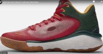 New Balance Unveils Festive Fresh Foam BB for Christmas Basketball