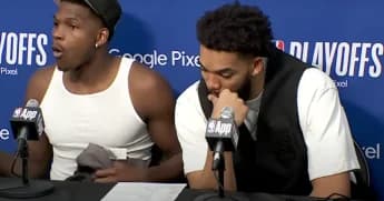 Anthony Edwards Calls Out Karl-Anthony Towns&#8217; Foul Troubles After Timberwolves&#8217; Series Victory