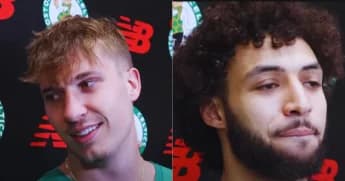 Celtics Rookies Brighten Up Roxbury with Basketball Clinic