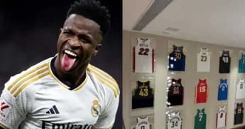 Vinicius Jr.’s NBA Jersey Collection Sparks Controversy with a Notable Omission