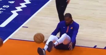 Kevin Durant’s injury Sidelined Against Warriors