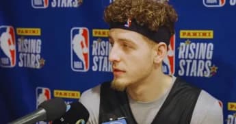 Brandin Podziemski’s Welcome to the League Moment