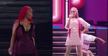 Celebrity Clash: Nicki Minaj’s Lavish Knicks Appearance Stirs Controversy!