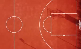 How to draw a Basketball court