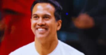 Bam Adebayo, Tyler Herro Stand by Erik Spoelstra