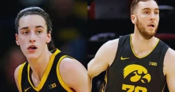 Caitlin Clark and Connor McCaffery