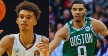 Rising Stars Players Of NBA Jayson Tatum and Victor Wembanyama