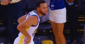 Stephen Curry&#8217;s Trick Shot Comedy Scores Big