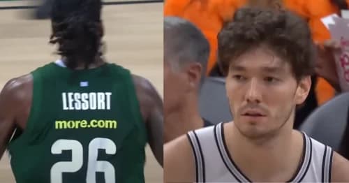 Mathias Lessort Welcomes Cedi Osman to Panathinaikos
