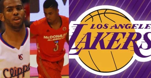 Chris Paul and D’Angelo Russell Exchange Words in Los Angeles Lakers Win