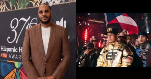 Carmelo Anthony Salutes Edgar Berlanga After Fight with Canelo, Fat Joe’s Praise Goes Viral