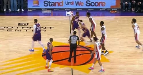 Pregame Altercation: Pistons’ Isaiah Stewart and Suns’ Drew Eubanks