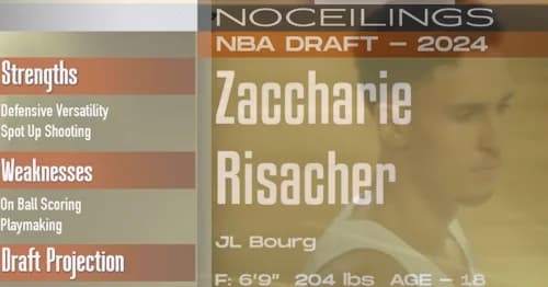 Zaccharie Risacher: A Contender for the No. 1 Pick in the 2024 NBA Draft