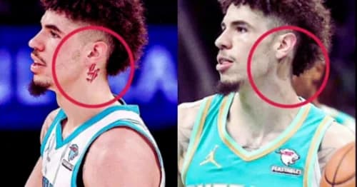 LaMelo Ball: his Neck Tattoo Cover-Up Reversal