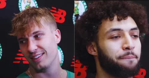 Celtics Rookies Brighten Up Roxbury with Basketball Clinic