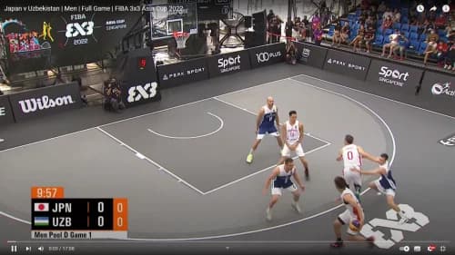 Japan and Turkmenistan Dominates on the First Day of FIBA 3×3 Asia Cup 2022 Qualification