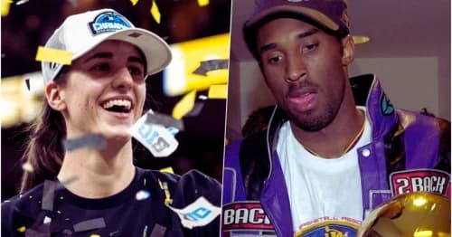 Caitlin Clark Faces Backlash for Recreating Kobe Bryant’s Championship Photo