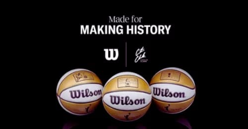 Caitlin Clark Makes History with Wilson Signature Basketball Collection