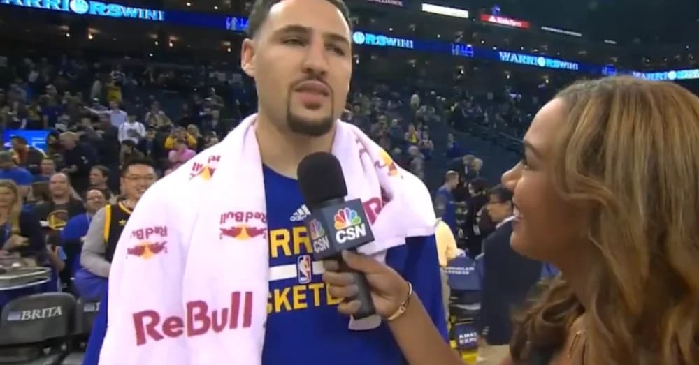 NBA Star Klay Thompson Gives Flowers to Rising Rwandan Athlete Bella Murekatete in Viral Post