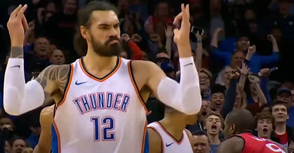 Steven Adams Hilariously Outsmarts Kevin Garnett with ‘No English’ Bluff