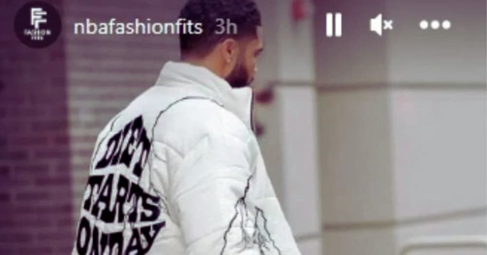 Jayson Tatum’s $300 Lightning Puffer Jacket Stuns Pre-Game; Celtics Fall to OKC