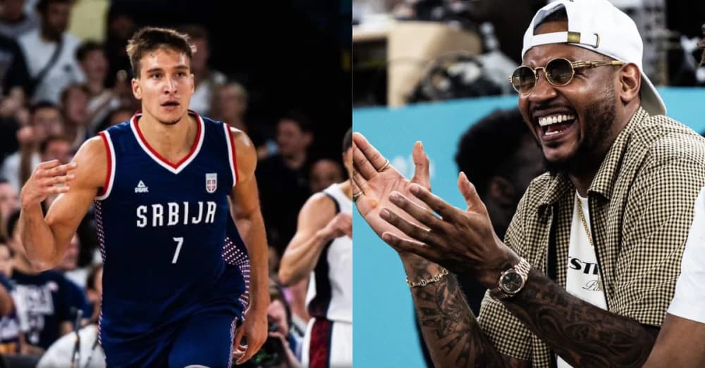 Did Bogdan Bogdanovic Taunt Carmelo Anthony? The Viral ‘Three to the Dome’ Moment Explained