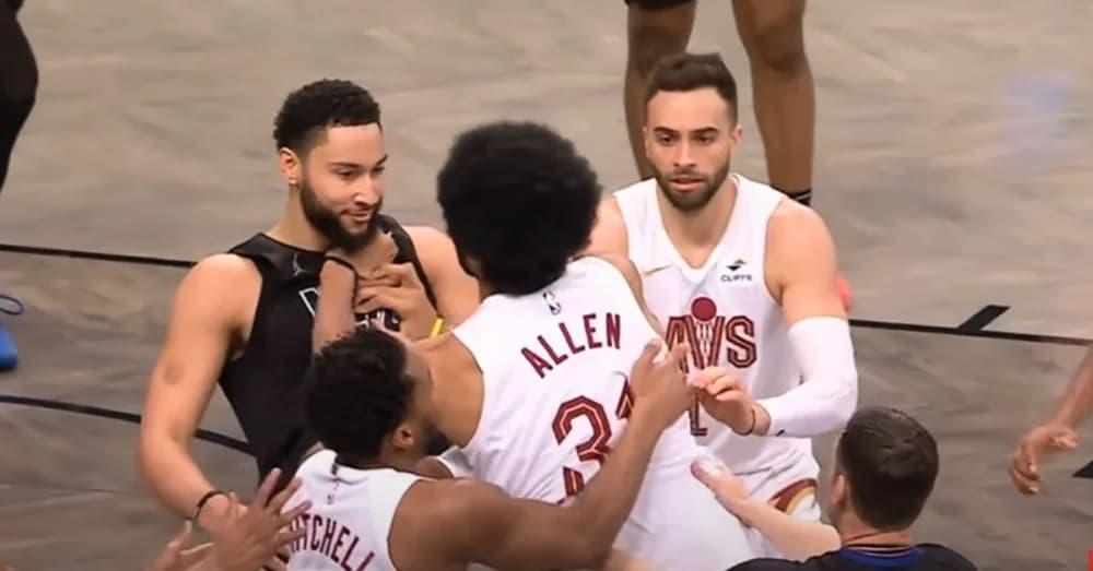 Ben Simmons and Jarrett Allen Clash in Heated NBA Matchup