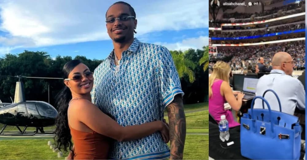 Alisa Chanel’s Hermes Bag Steals Spotlight Amidst PJ Washington’s Game Woes!