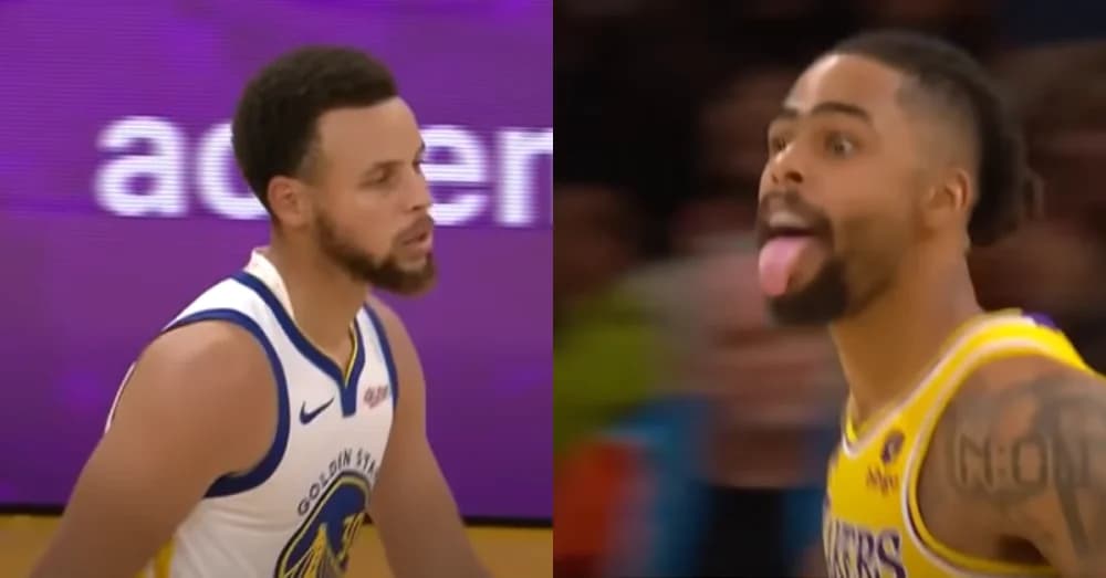 Steph Curry and D’Angelo Russell’s Explosive Exchange Ignites Warriors-Lakers Rivalry