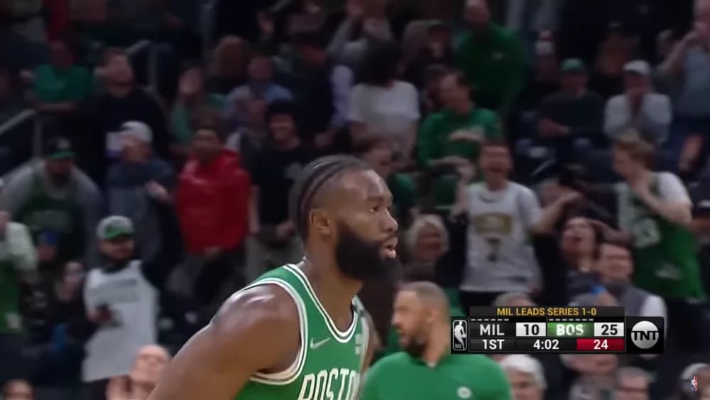 Jaylen Brown Points his Finger to Officials After Second Loss Against Heat in Game 3