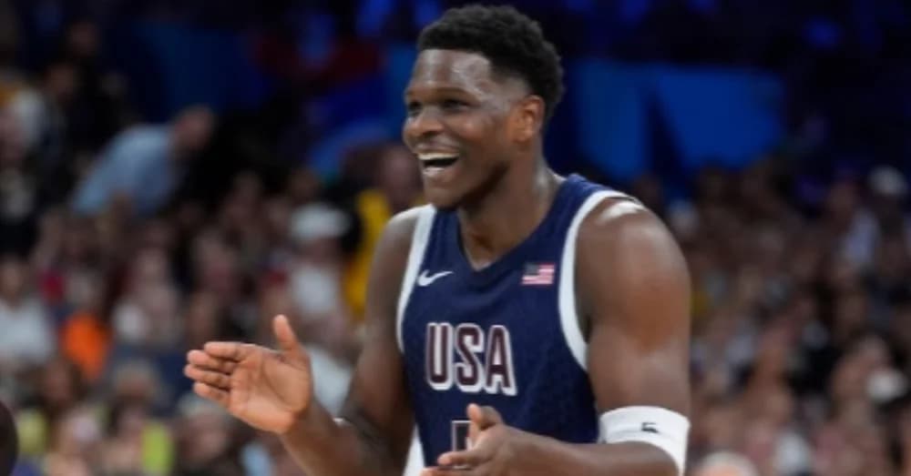 Anthony Edwards Balances Olympic Pressure and Fatherhood in Paris