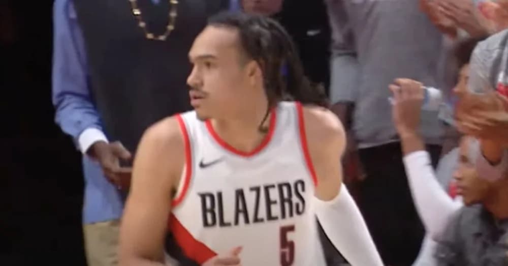 Dalano Banton Surging Three-Point Success in Portland