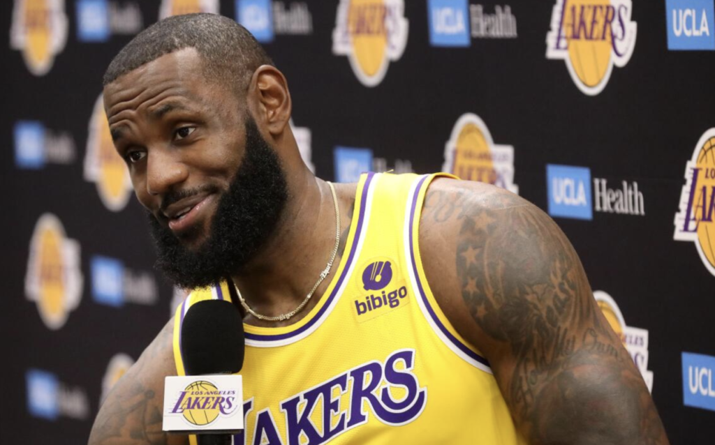 LeBron James NBA's 21st Year Lakers Media Day Theme Was Passing the