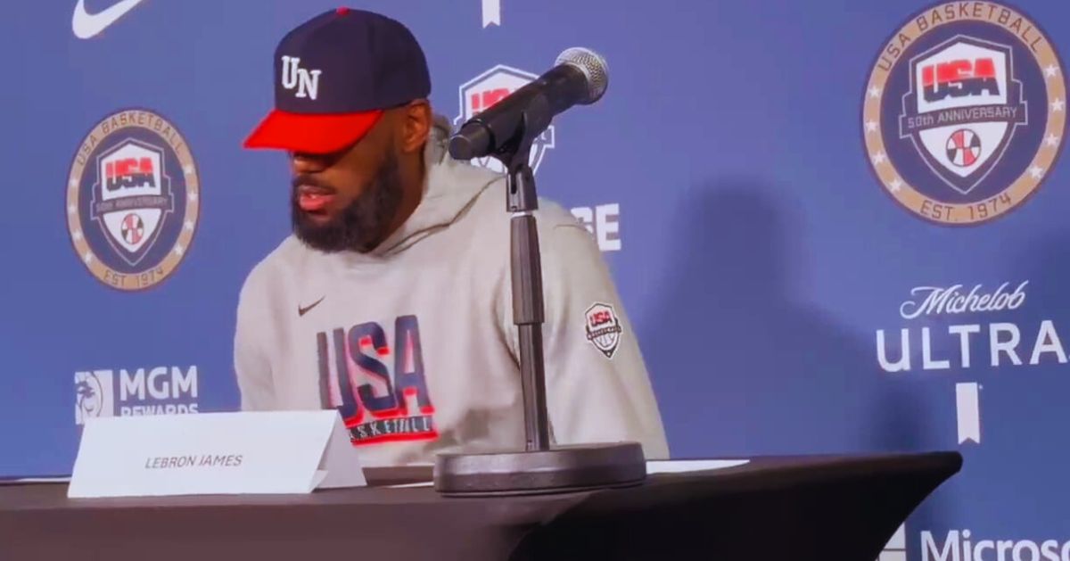 LeBron James Chosen as First Male Basketball Player Flag Bearer for